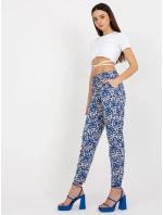 Dámské kalhoty D73770M61869J tmavě modré - FPrice