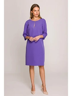 Dámské šaty S394  fialové - Stylove