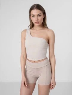 Dámský top na jedno rameno na jógu 4F H4Z22-TSD033