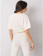 Dámská mikina 217 BL 24290.81P ecru Dámská mikina 217 BL 24290.81P ecru