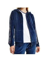 Dámská velurová mikina s kapucí UW0UW03219-DW5 - Tommy Hilfiger