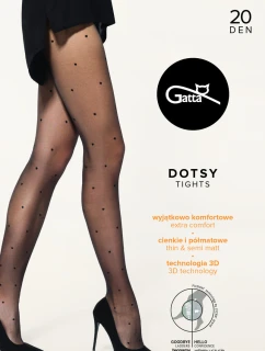 DOTSY - Dámské vzorované punčocháče 03-5