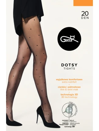 DOTSY - Dámské vzorované punčocháče 03-5