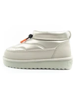 D.Franklin snow boots women winter fashion insulated boots silver dámské