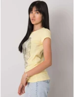 T košile EM TS ES 21 532.18 světle žlutá