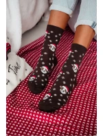 Dámské vánoční ponožky Buldoci a sněhové vločky 1283.039 Dámské vánoční ponožky Buldoci a sněhové vločky 1283.039