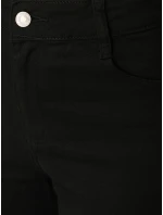 Dámské džíny mom fit s vysokým pasem černé FashionStreet UY2876 Dámské džíny mom fit s vysokým pasem černé FashionStreet UY2876