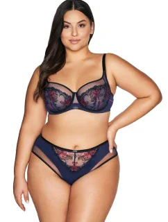 Podprsenka s měkkými boky Ava 2120 Navy Blue