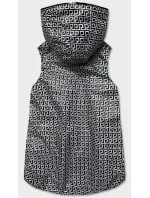 Rozšířená oboustranná dámská vesta v barvě cappuccino (B8006-12)