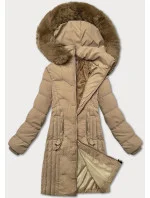 Béžová zimní bunda s odepínací kapucí S'west (R8199-46) Béžová zimní bunda s odepínací kapucí S'west (R8199-46)