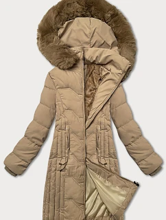 Béžová zimní bunda S'west s odnímatelnou kapucí (R8199-46)