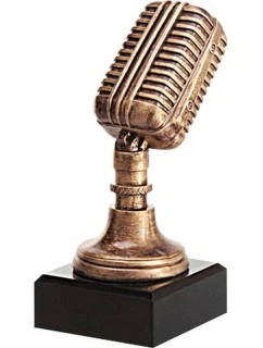 Odlévaná figurka - mikrofon RFST2079/BR