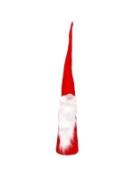 SADA ČERVENÝCH DEKORAČNÍCH MIKULÁŠŮ 60,70, 80CM dětské