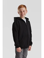 Fruit of the Loom Classic Kids Sweat Jacket Dětská mikina s kapucí 16.2045 black Fruit of the Loom Classic Kids Sweat Jacket Dětská mikina s kapucí 16.2045 black