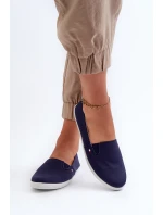Dámské námořnické slip-on tenisky modré Adrancia