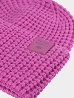 Dívčí zimní čepice 4F 4FJWAW24ACAPF414-54S Růžová