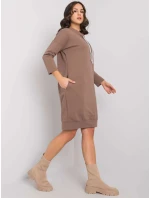 Šaty RV SK 4597 1.97 hnědá Šaty RV SK 4597 1.97 hnědá