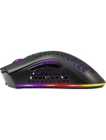 DEFENDER BEZDRÁTOVÁ MYŠ GM-709L WARLOCK RF RGB 2400DPI 8P, 5 REŽIMŮ PODSVÍCENÍ, DĚROVANÁ 52709