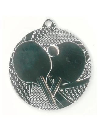 Stříbrná medaile - stolní tenis - ocelová medaile