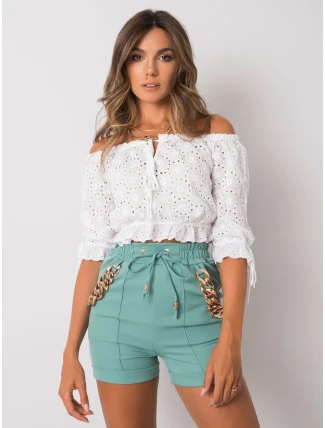 Šortky DHJ SN 13260.38P tyrkysová Šortky DHJ SN 13260.38P tyrkysová