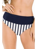 Dámské plavkové kalhotky MAURITIUS Tmavě modrá s ecru - Mediolano Dámské plavkové kalhotky MAURITIUS Tmavě modrá s ecru - Mediolano