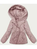 Růžová dámská bunda pro přechodné období (5M3175-46) Růžová dámská bunda pro přechodné období (5M3175-46)