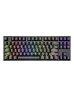 HERNÍ KLÁVESNICE GENESIS THOR 404 TKL US RGB PODSVÍCENÍ MECHANICKÁ ČERNÁ KAILH BOX HNĚDÁ