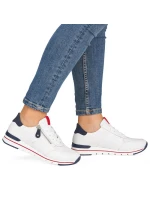Remonte Rieker R6705-82 bílá kožená sportovní polobotka Remonte Rieker R6705-82 bílá kožená sportovní polobotka