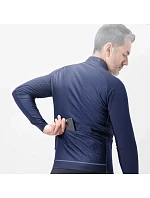 Rockbros YDWT014 zimní fleecová dvouvrstvá cyklistická bunda velikost XL - modrá