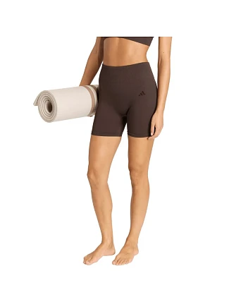 Dámské legíny adidas Workout Essentials Knit 4 Inch Leggings brown KE5841 dámské Dámské legíny adidas Workout Essentials Knit 4 Inch Leggings brown KE5841 dámské