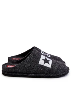 Klasické pánské pantofle Big Star KK176003 Černé