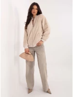 Mikina LK BL 510136.89 světle béžová Mikina LK BL 510136.89 světle béžová