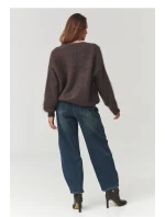 Svetr na zapínání  model 219736 Makadamia