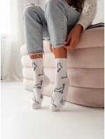 Milena ponožky 0200-093 Cat obrysy 37-41