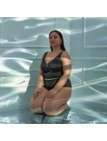 Dámské jednodílné plavky 62 black - AVA