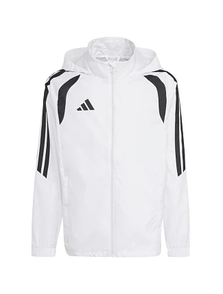 Dětská větrovka adidas Tiro 26 League bílá JY9722 Dětská větrovka adidas Tiro 26 League bílá JY9722