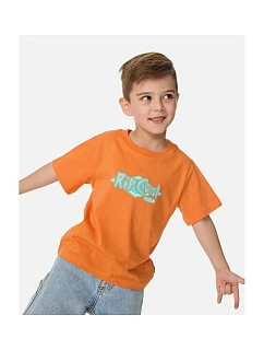 Chlapecké tričko RIP CURL Ride The Wave Logo Tee – Boy, oranžové, dětské