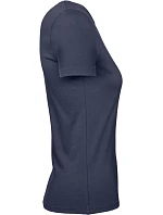 B&C #E190 /women Dámské tričko z těžké bavlny 01.004T navy blue