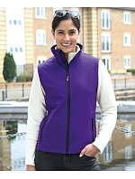 Result R 232F Dámská 2-vrstvá softshell vesta "Printable" 30.232F vivid green/black
