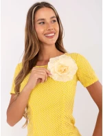 Šaty LK SK 506335.21 tmavě žluté