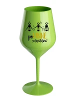 POVINNÉ CVIČENÍ - zelená nerozbitná sklenice na víno 470 ml POVINNÉ CVIČENÍ - zelená nerozbitná sklenice na víno 470 ml