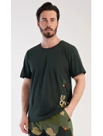 Pánské pyžamo dlouhé Army Pánské pyžamo dlouhé Army