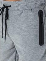 FashionStreet šedé pánské teplákové kraťasy SX2488