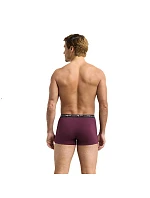 Pánské boxerky 3 ks DIM COTTON STRETCH BOXER 3x - DIM - fialová