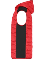 Daiber JN 1328 Pánská strečová fleecová vesta 02.1328 red/black