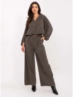 IT KS košile 233607.63 tmavá khaki