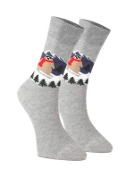 Vánoční unisex ponožky na dárek – set 3 párů mix barev