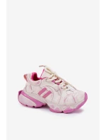 Dámské Kožené Tenisky GOE RR2N4038 Růžové Dámské Kožené Tenisky GOE RR2N4038 Růžové