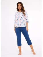 Cornette 732/452 Amelia 2 3/4 M-2XL dámské pyžamo