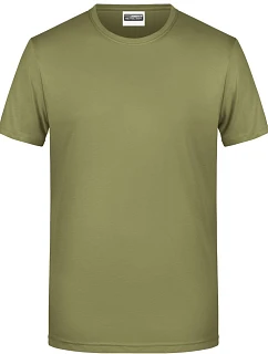 Daiber 8008 Pánské tričko z bio bavlny 02.8008 khaki